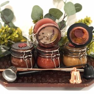 Sold separately: Dry Flower Soy Wax Candles